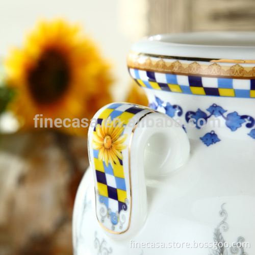 Fine New Bone China Elegant Ceramic Flower Vase